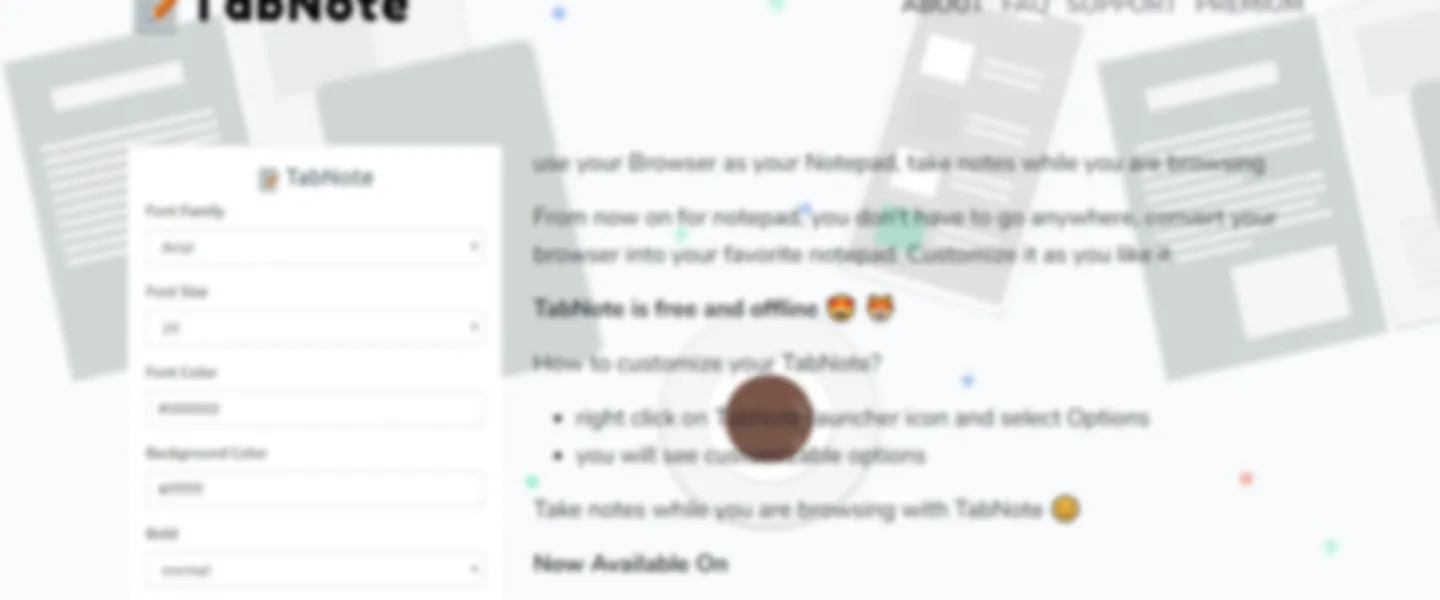 Notes Chrome Extension 