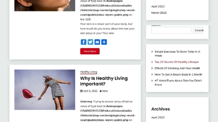 Healthy Living And Wellness Blog
