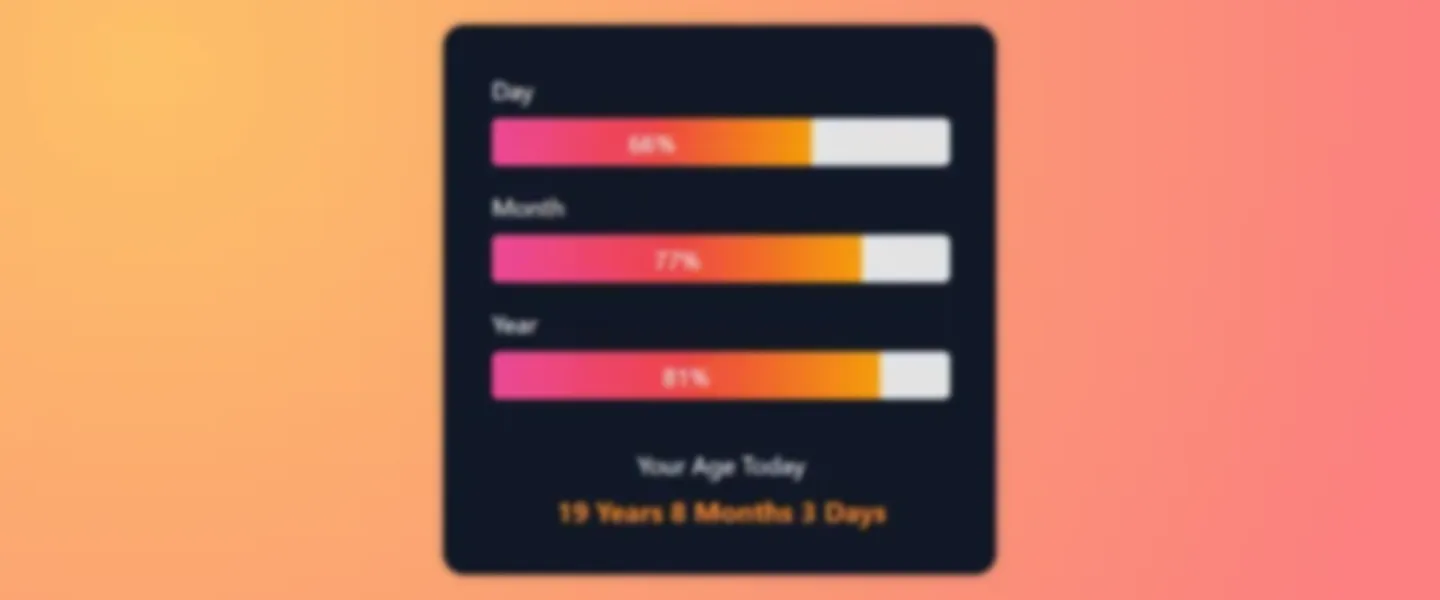 Visual App for Time Passed