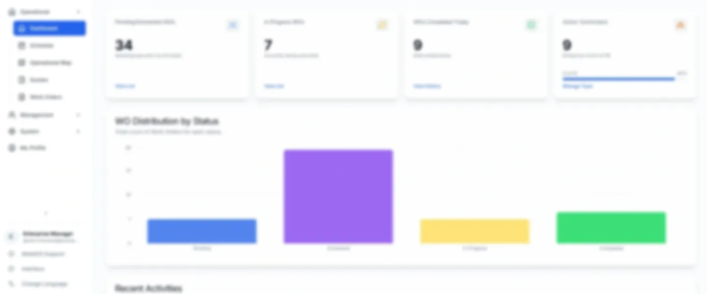 Screenshot of Production-Ready Field Service Management SaaS Platform