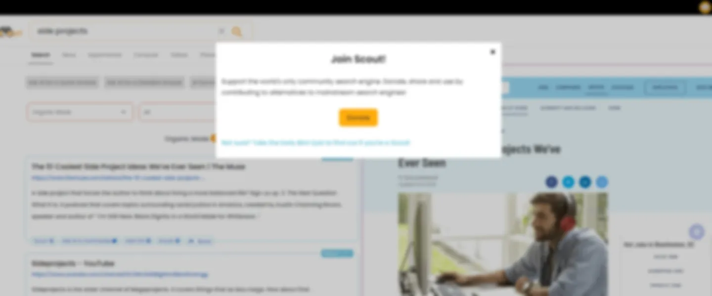 Alternative Search Engine