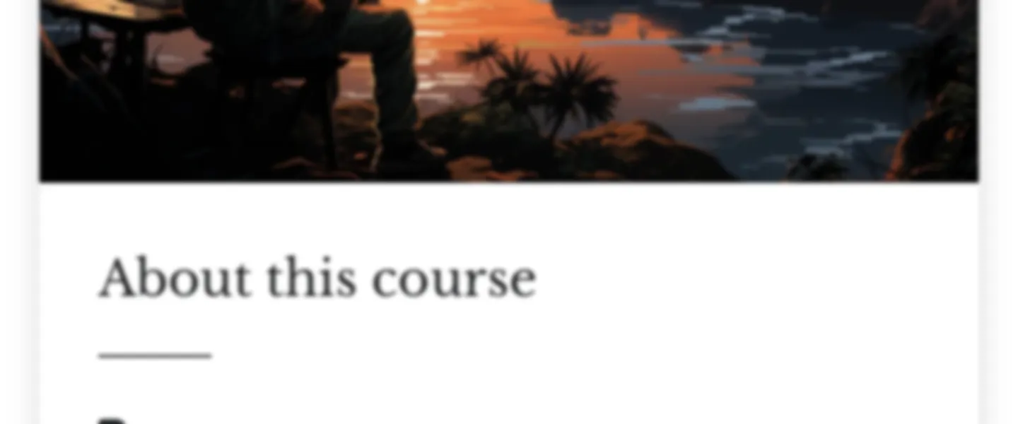 Digital Nomad Course