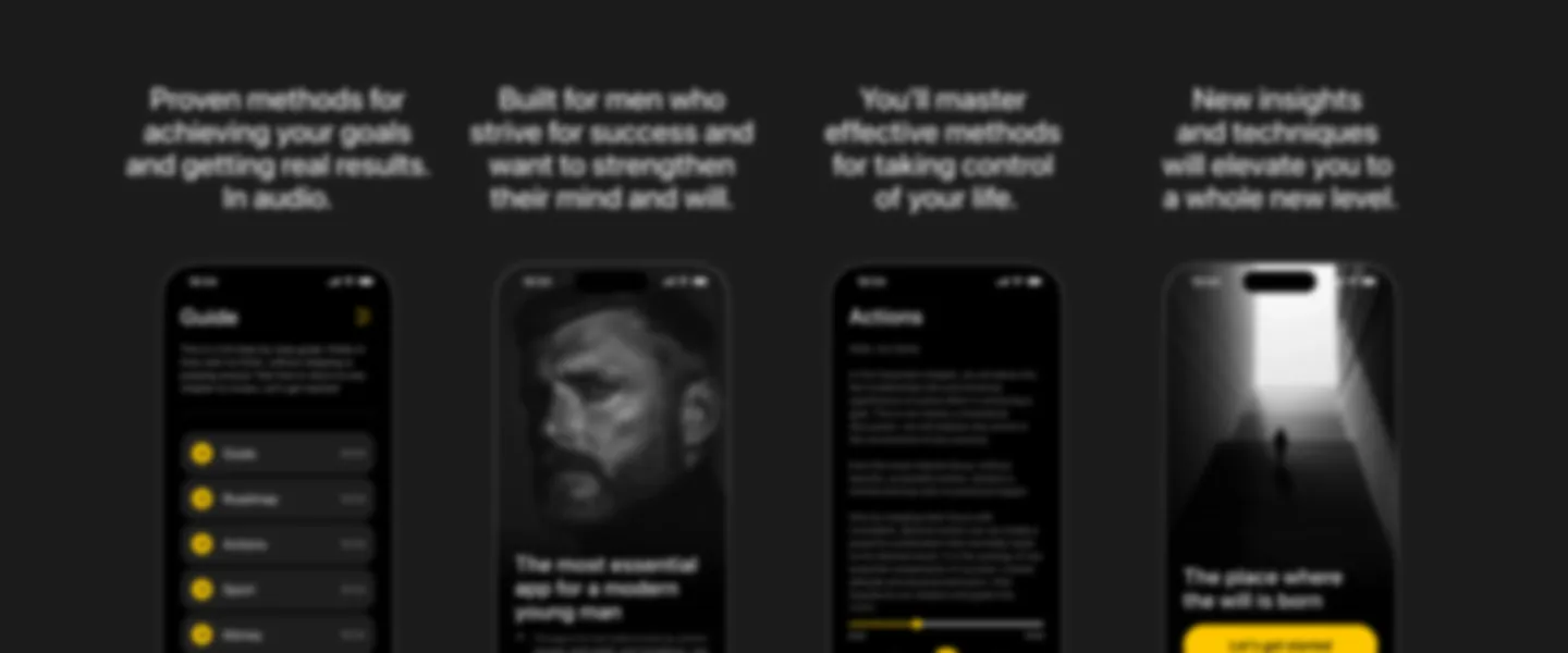Motivational Mobile App for Men
