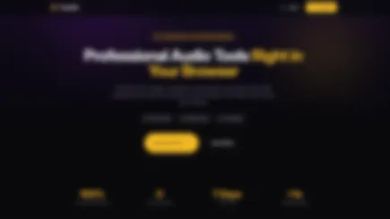 Production-Ready Audio Processing Platform