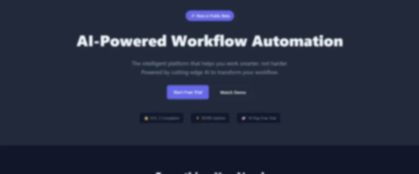 Screenshot of Complete AI Workflow Automation SaaS with Full Source Code
