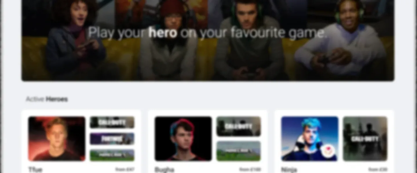 Marketplace for Gaming Influencers