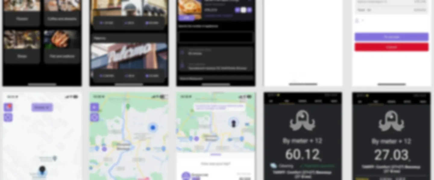 Cab and food delivery app (2 in 1)