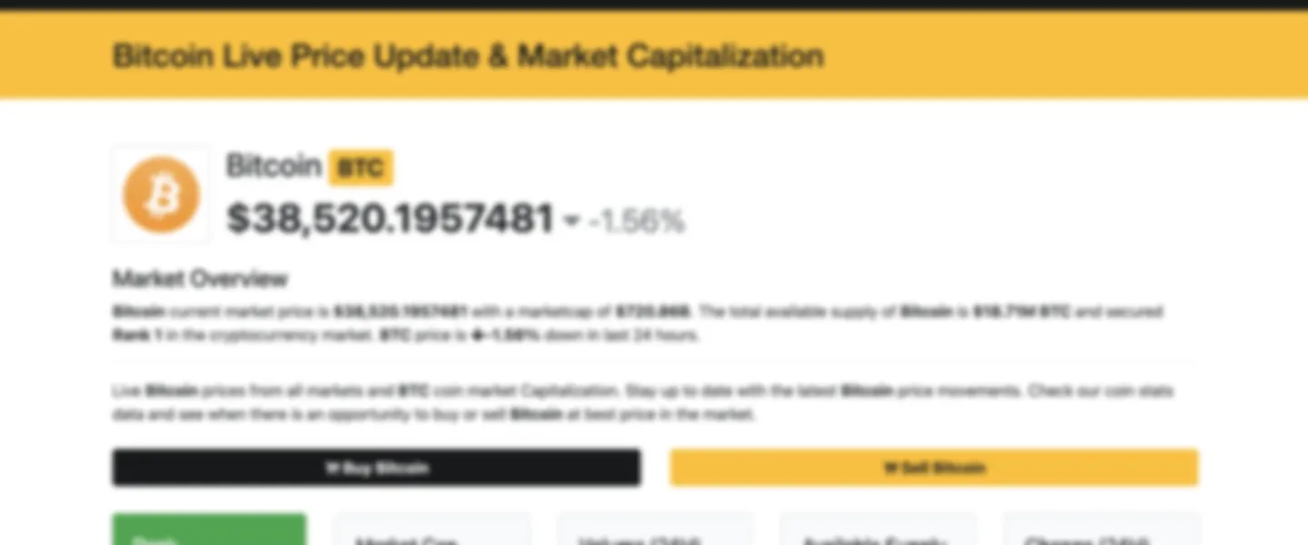 Live Cryptocurrency Prices and Market Caps 