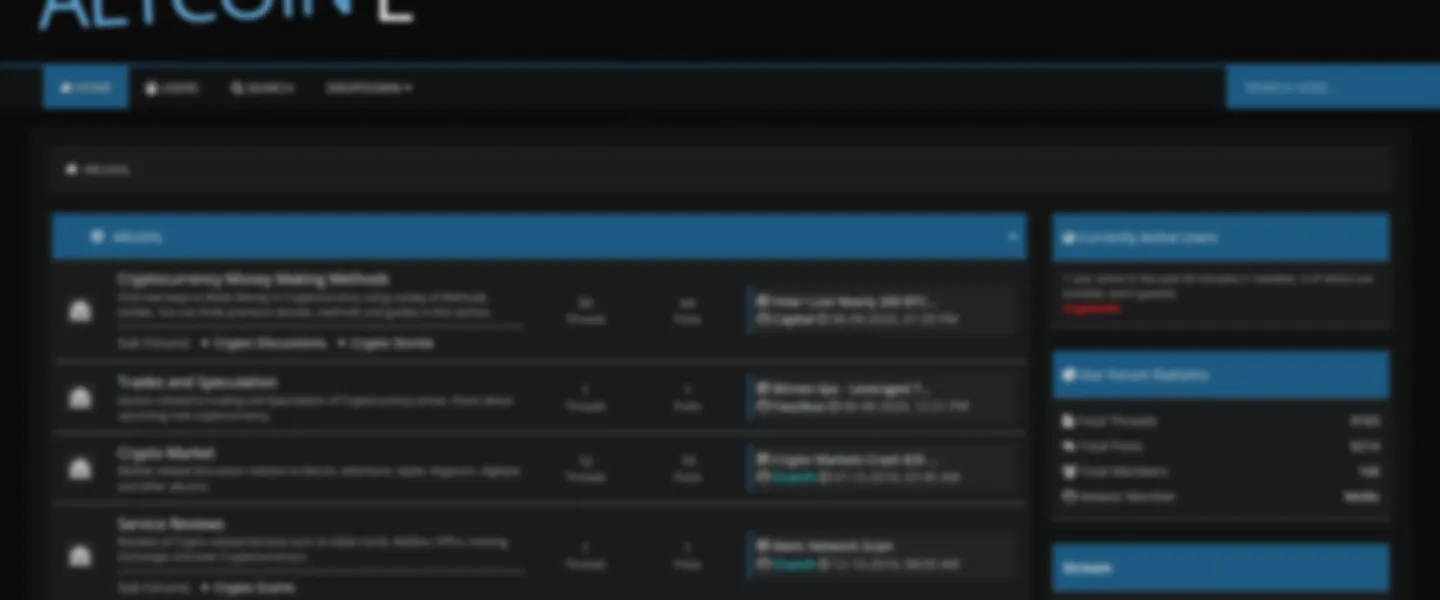 Altcoin - Bitcoin, Ethereum CryptoCurrency Forum