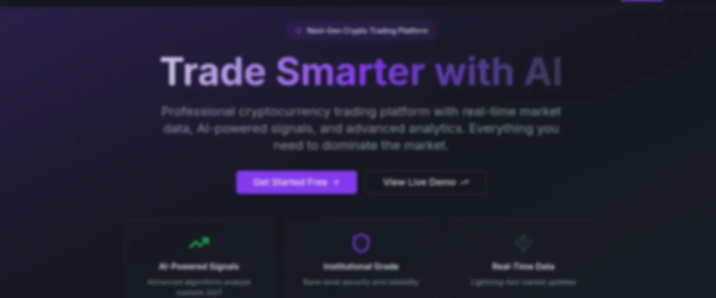 AI Crypto Analytics Platform