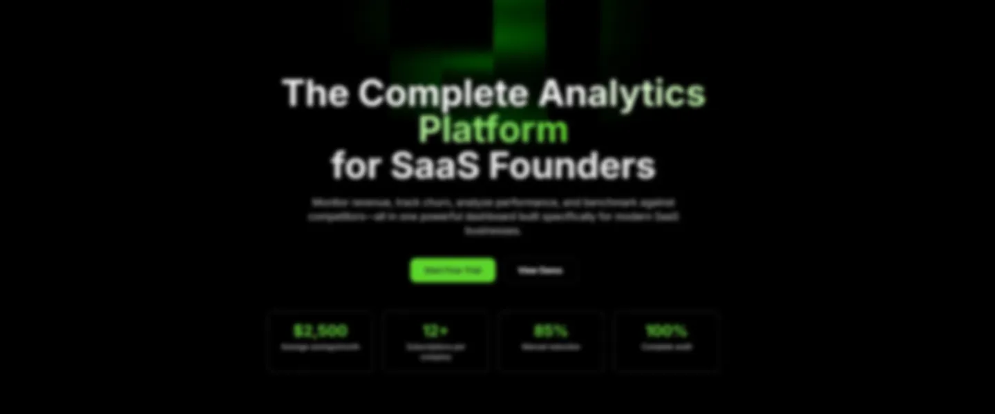 AI-Powered Error Monitoring & Analytics Platform for SaaS