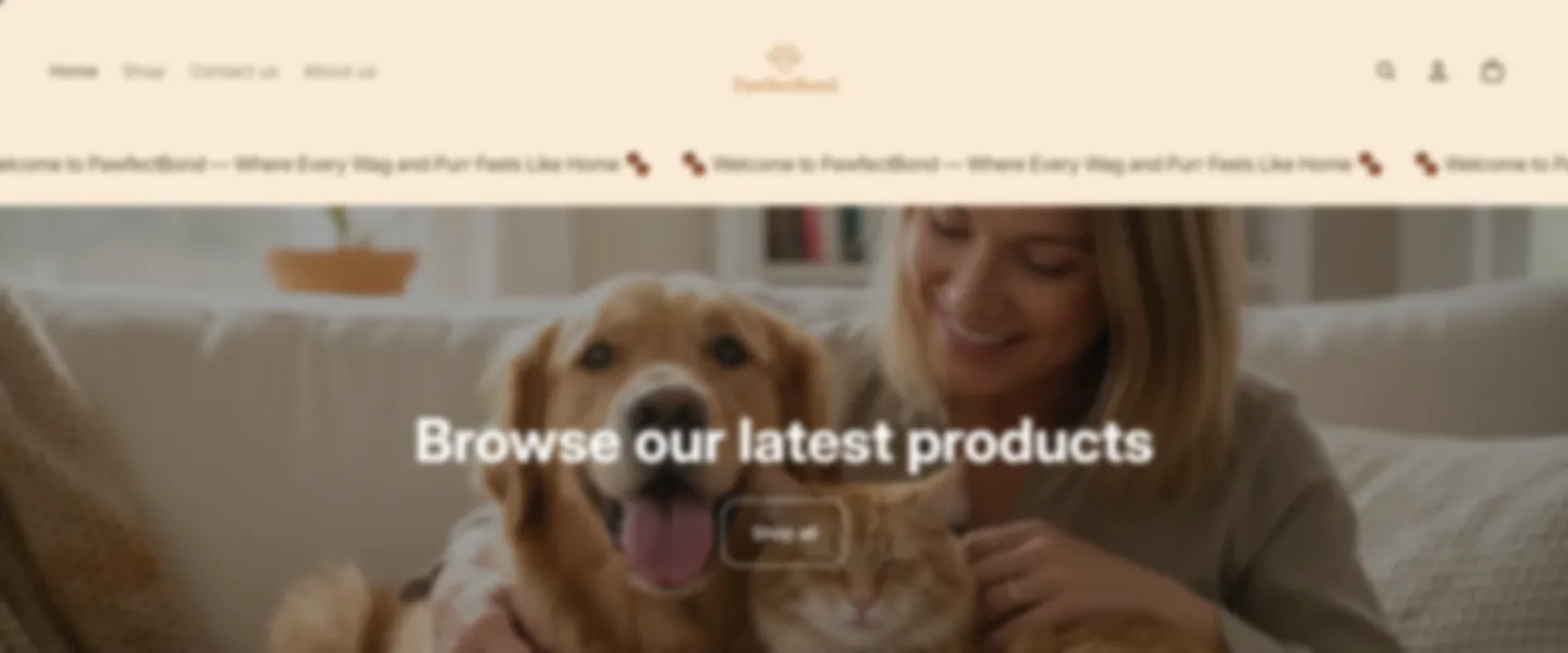 Fully Designed Pet Niche Shopify Store (Ready to Launch)
