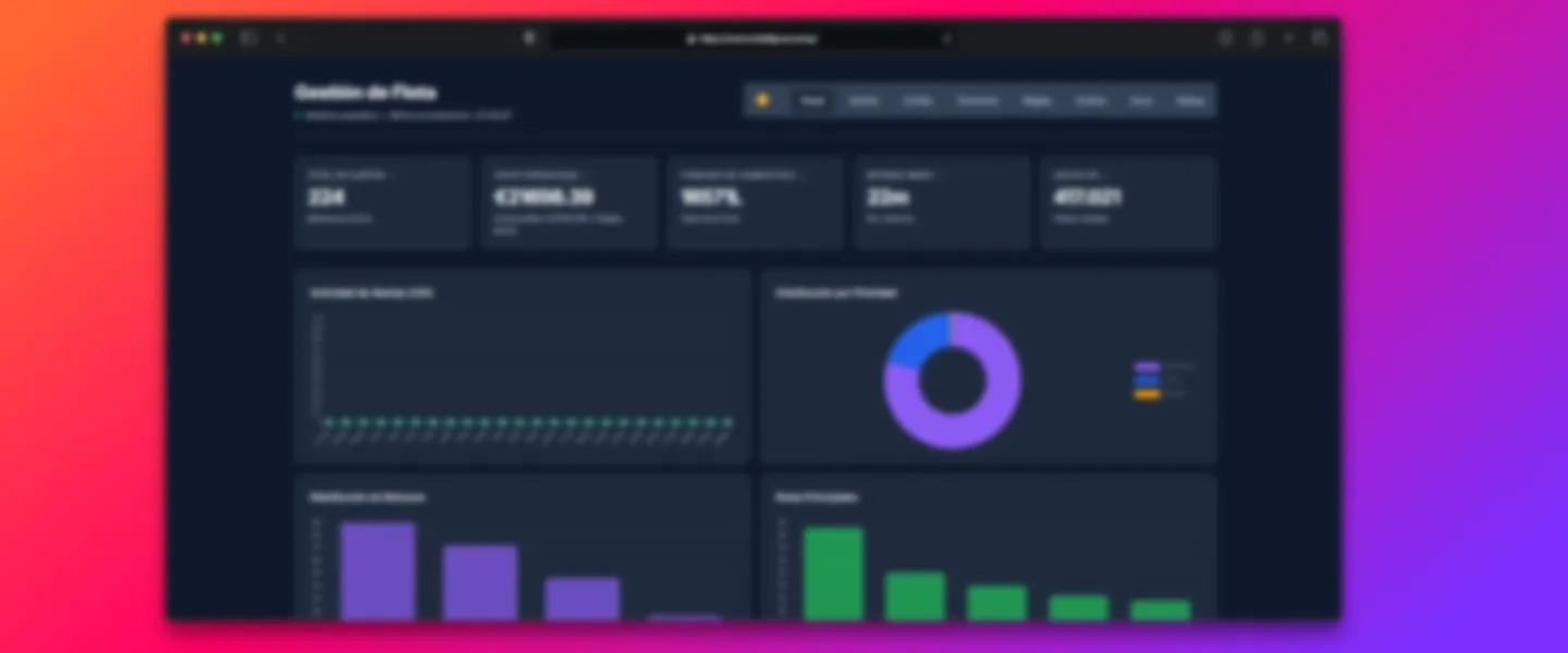 Screenshot of AI Fleet Management System for European Transportation Companies