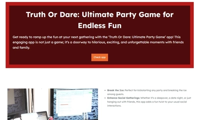Content Website About Truth Or Dare Apps And Games
