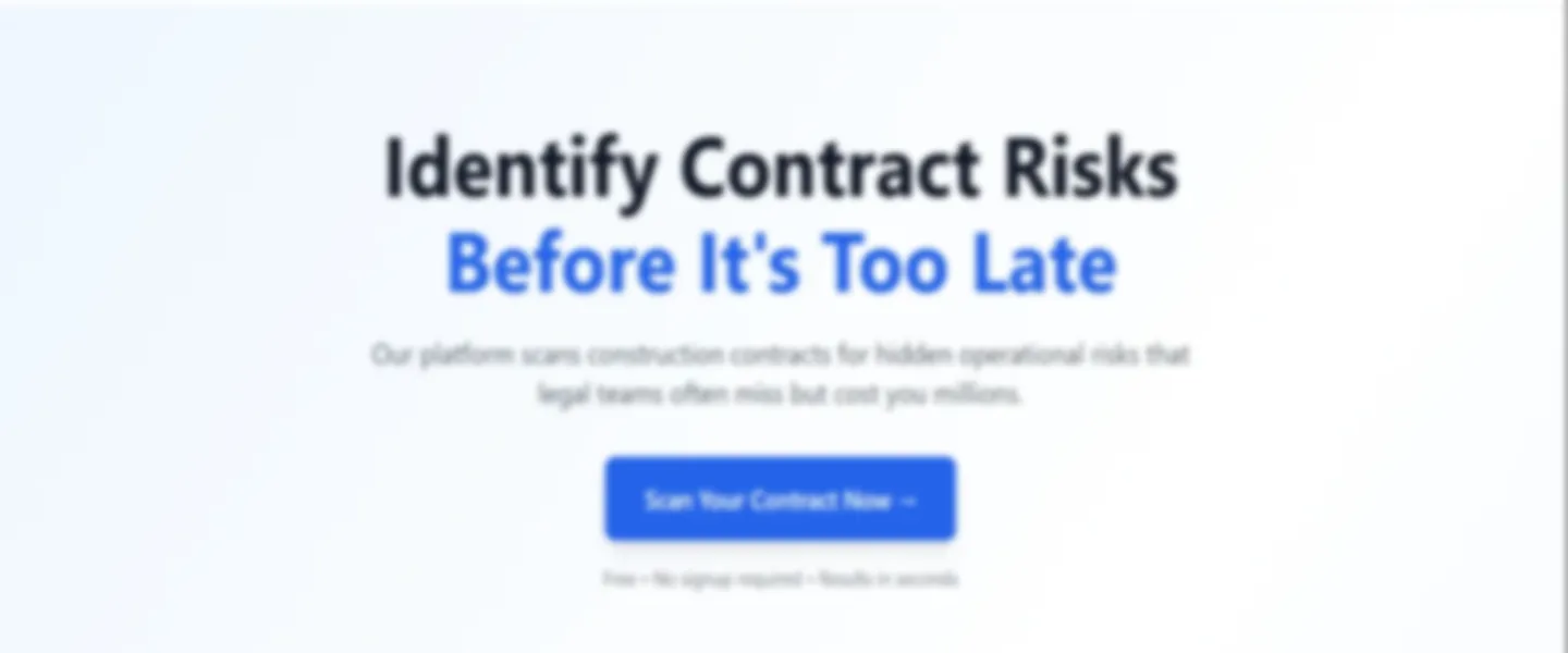 Contract Review SaaS (MVP)