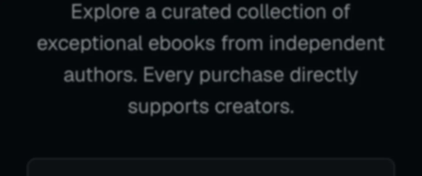 Screenshot of Complete Indie Ebook Marketplace Platform with Stripe Integration