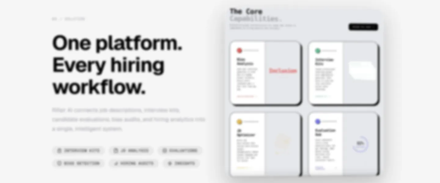 Screenshot of AI-Powered Hiring Operations SaaS Platform with Workflow Automation