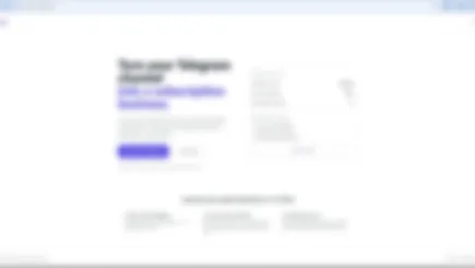 Fully Automated Telegram Subscription Saas