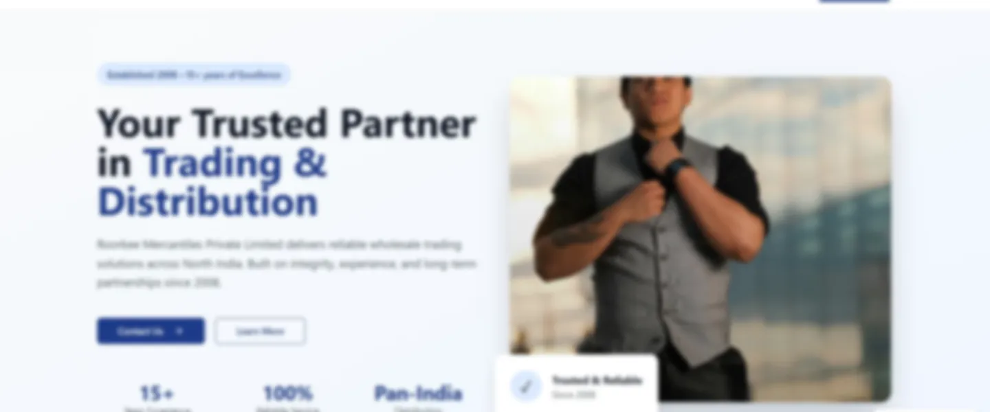 Screenshot of Professional B2B Wholesale Website Template with Lead Capture