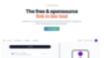 Free & Open Source Link In Bio Tool