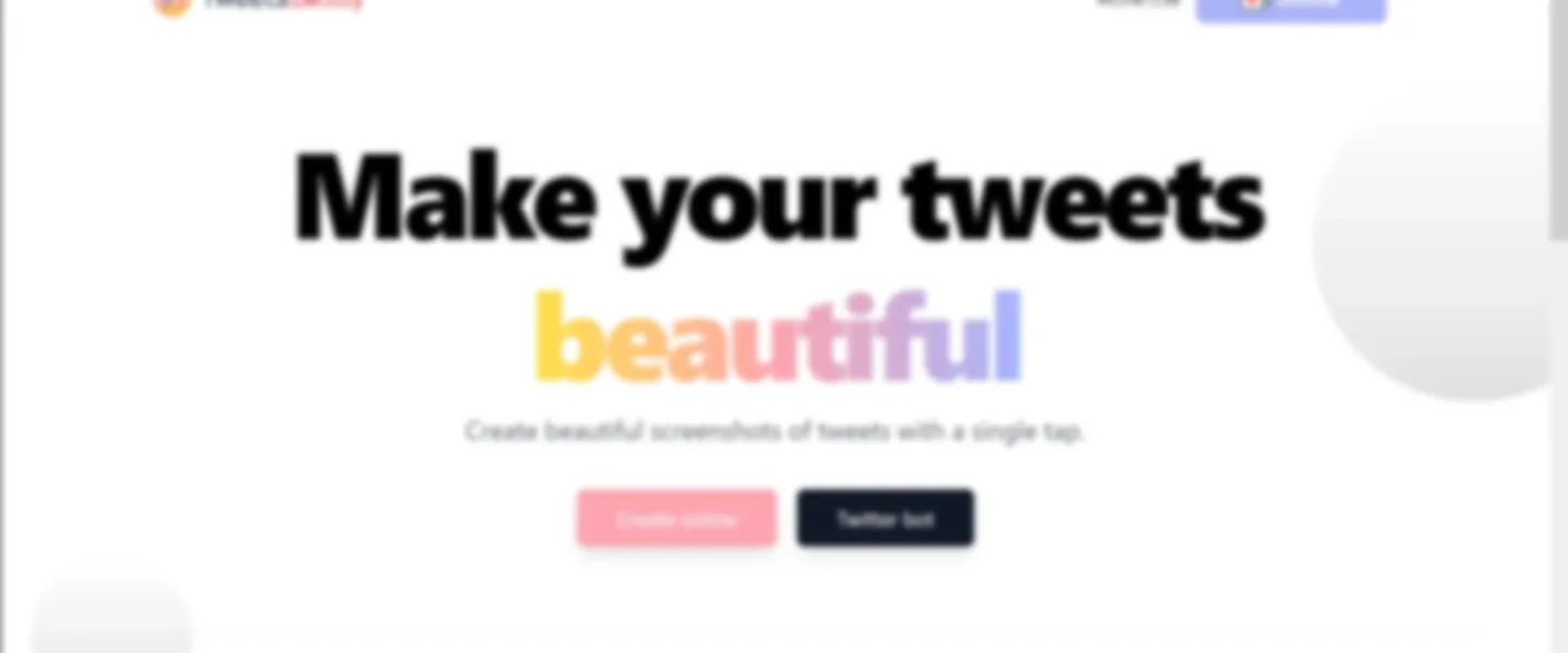 Tweet Screenshot Tool