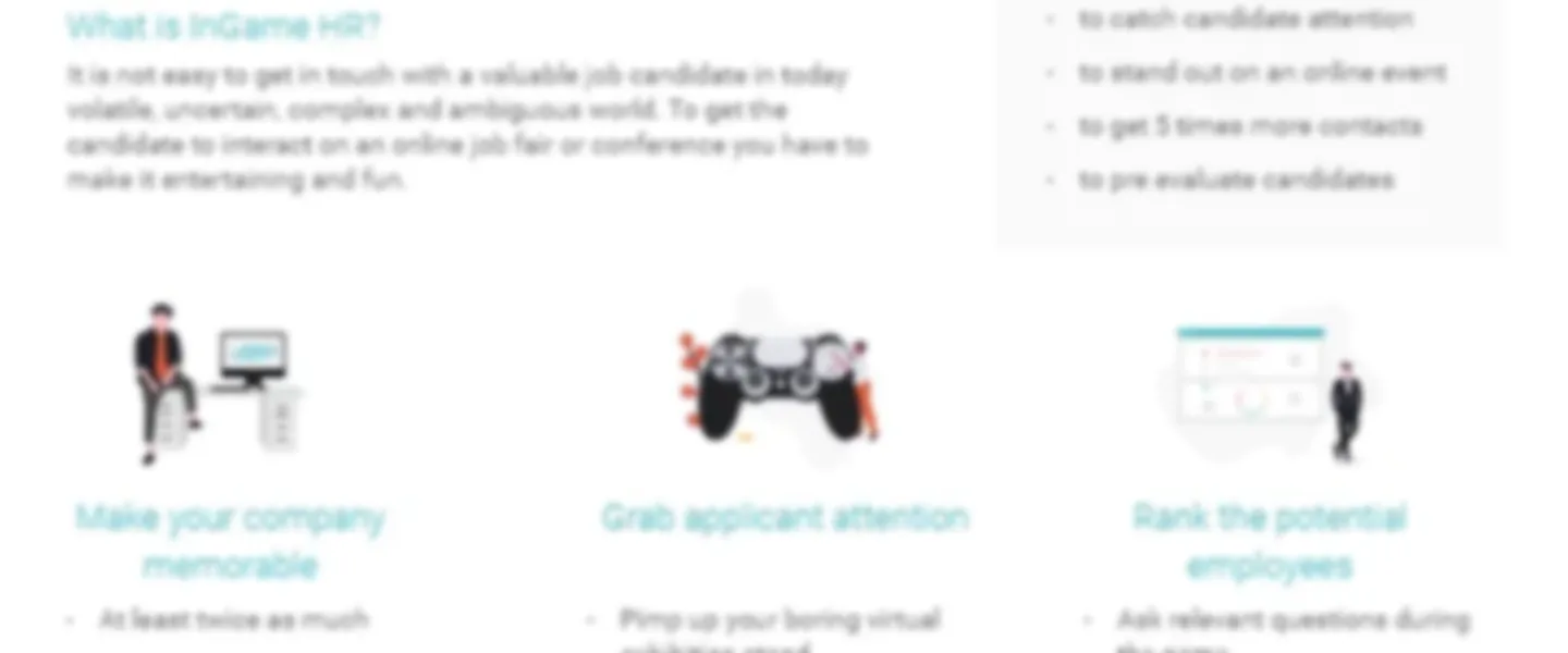 Gamified Job Recruitment