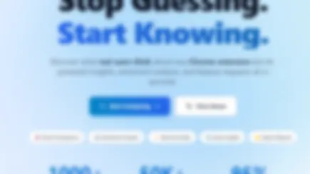 Chrome Extension Store Intelligence