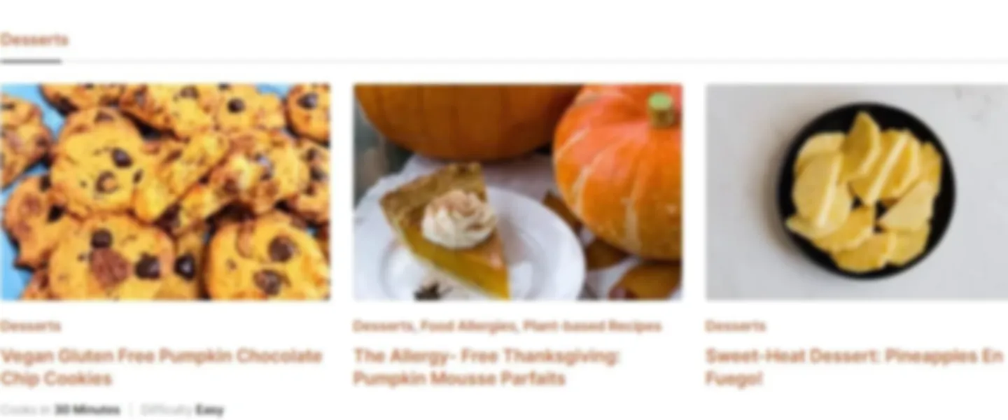 Food Blog with Original Content from a Nutrition Coach