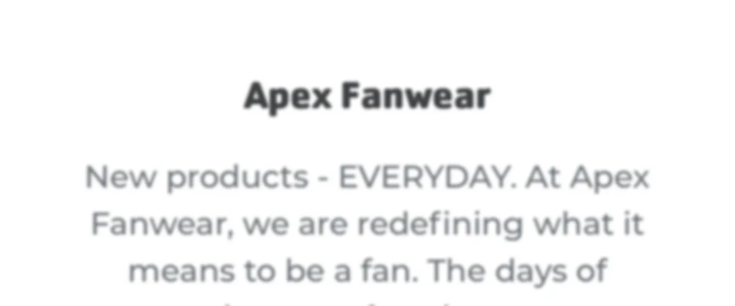 Apex Fanwear
