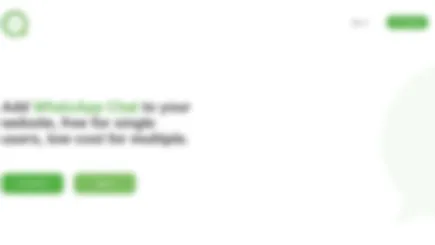 Whatsapp Chat Widget