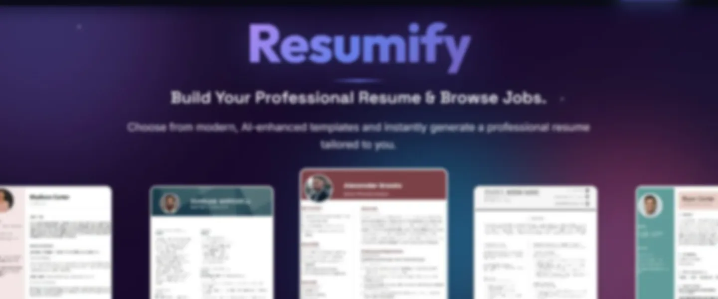 Screenshot of Career Saas - resume builder , job portal