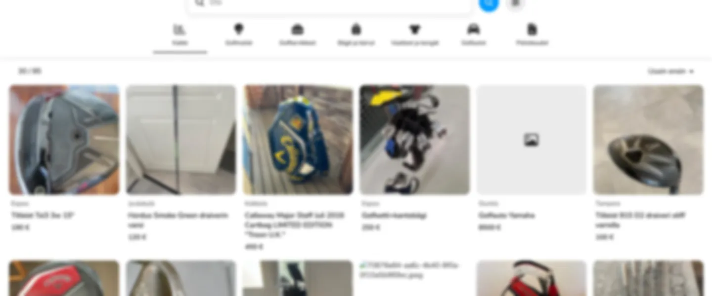 Online Marketplace for Golf Sports Equipment