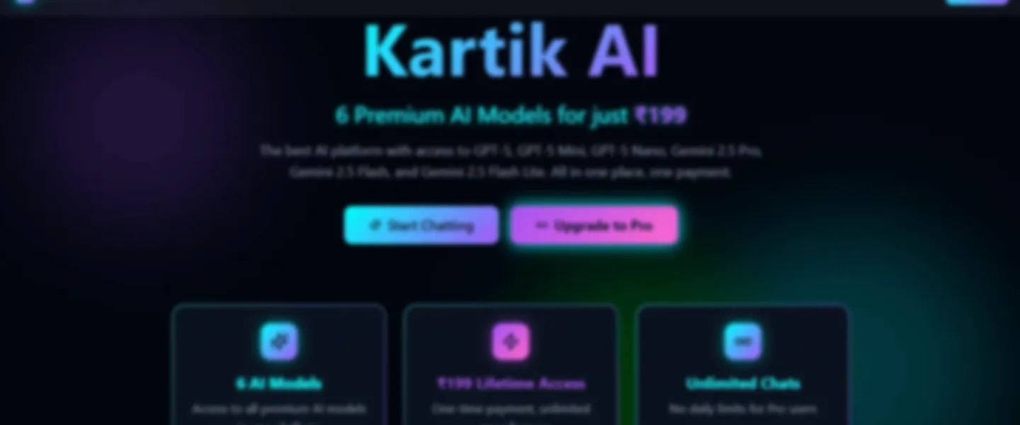 Multi AI Models Platform with Credit & Referral System