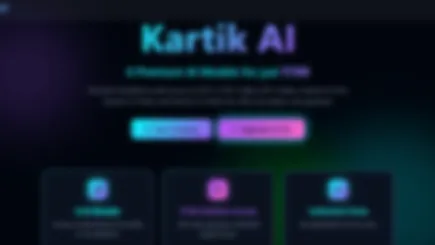 Multi Ai Models Platform With Credit & Referral System