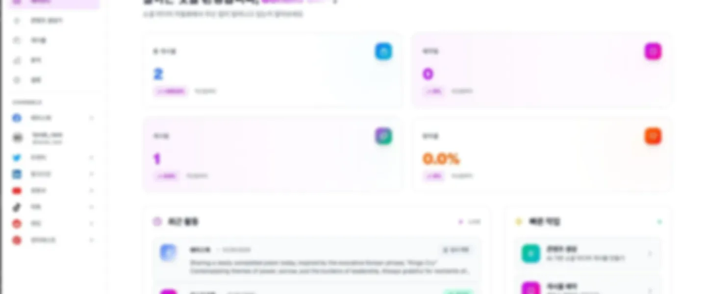 Screenshot of AI-Powered Social Media Management Platform with Multi-Account Support