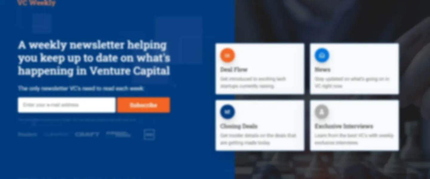 Weekly VC Newsletter