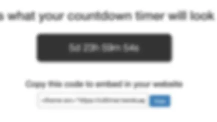 Perpetual Countdown Timer