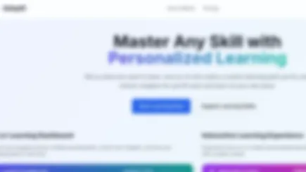 Ai Personalised Learning Coach App