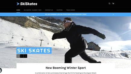 Ski Skates E-Commerce Store 
