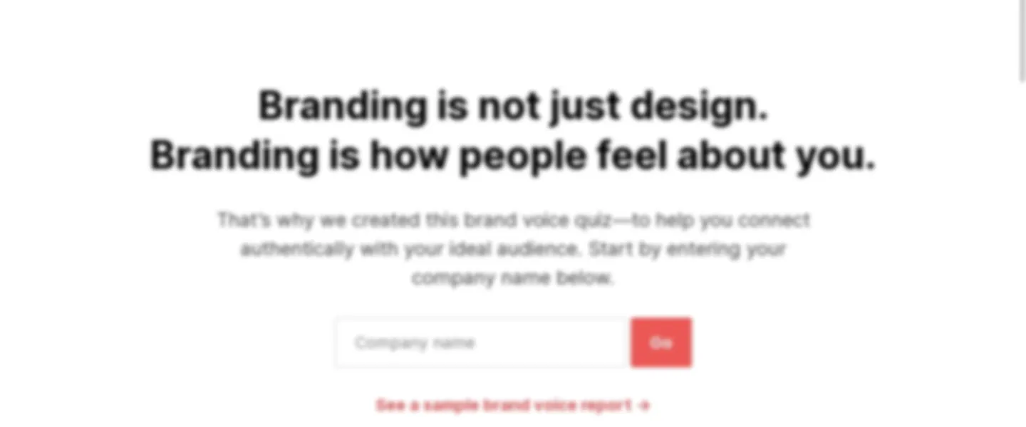 Brand Voice Quiz