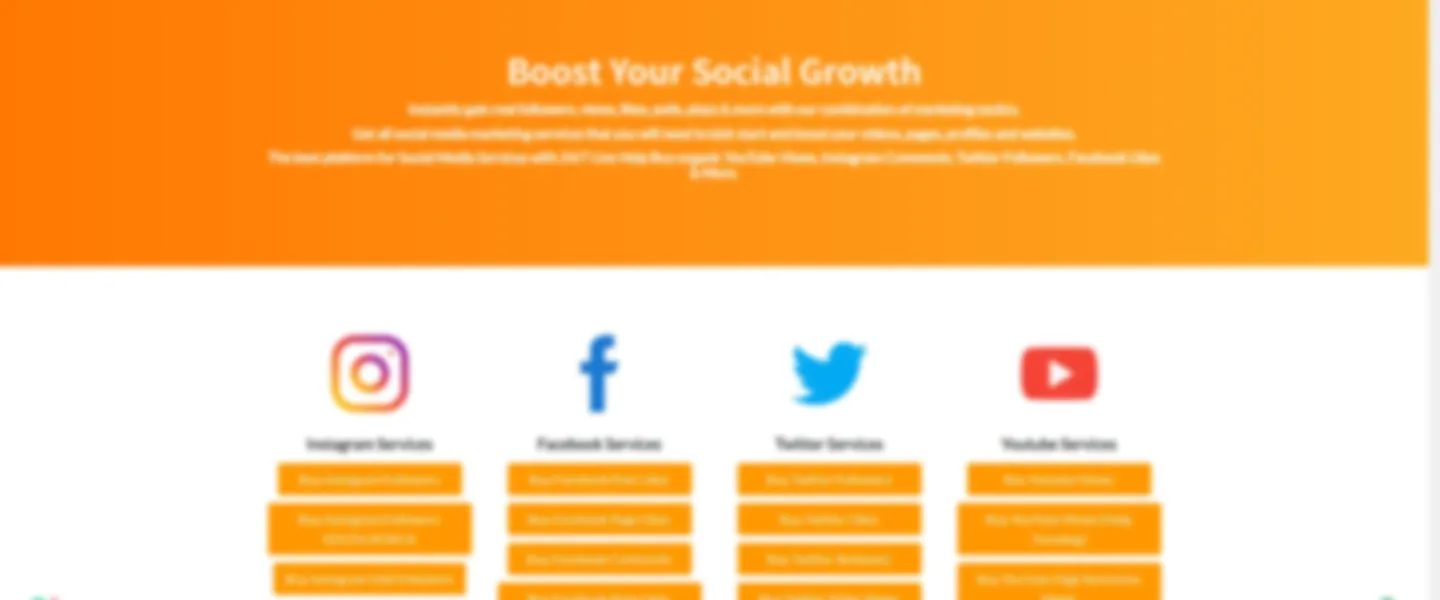 Social Media Marketing Services Website