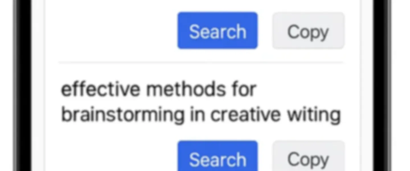 Screenshot of AI-Powered Thought-to-Search Phrase Generator MVP Package
