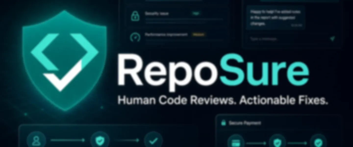 Screenshot of Human Code Review Marketplace Platform with Payment Processing
