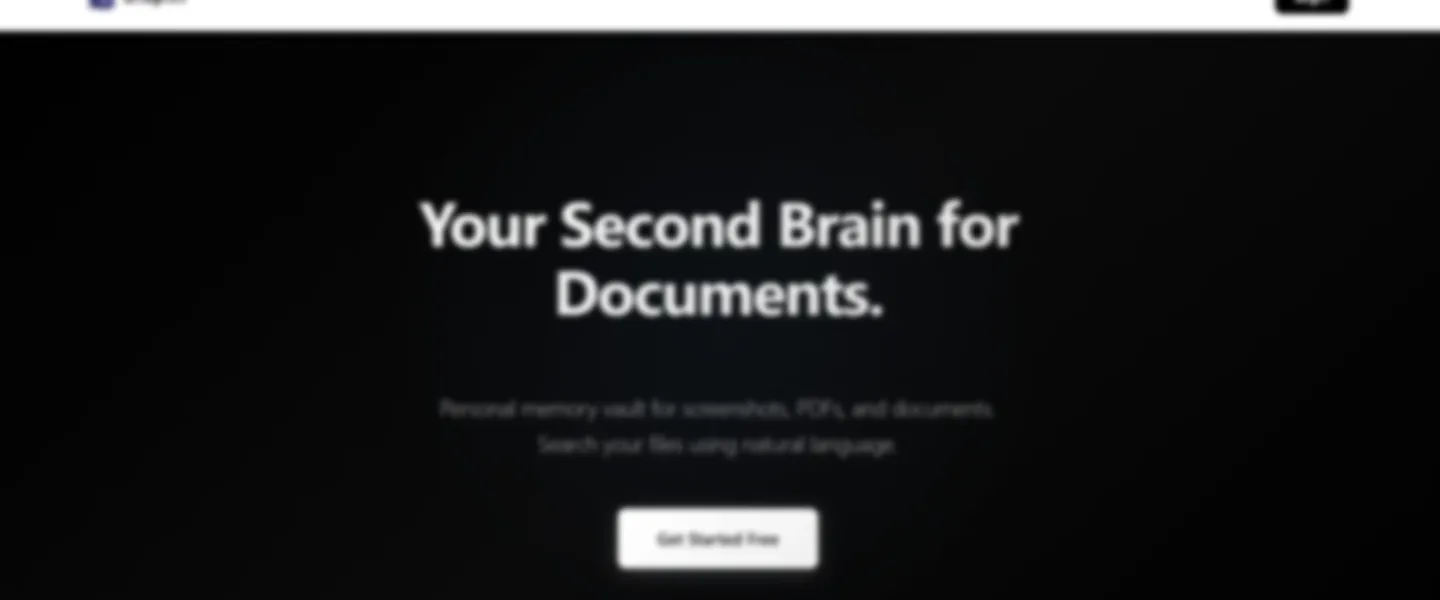 Screenshot of AI-Powered Document Management System with Natural Language Search