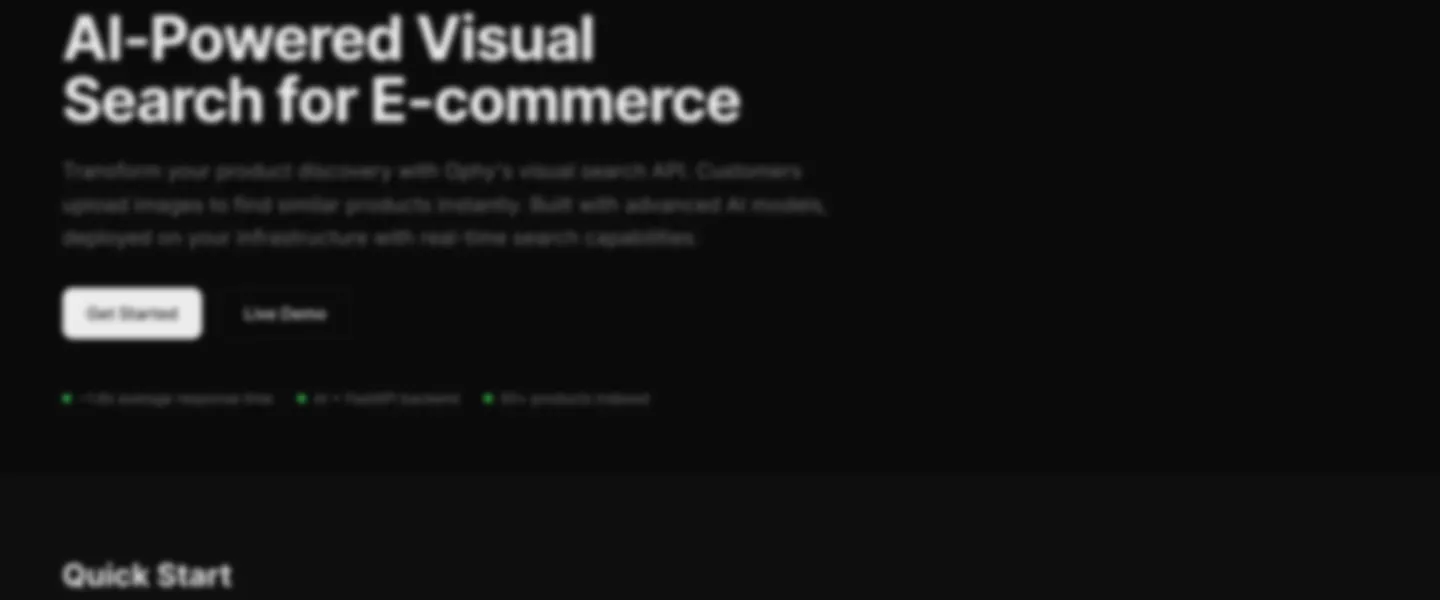 Enterprise Semantic Search API for Image & Text