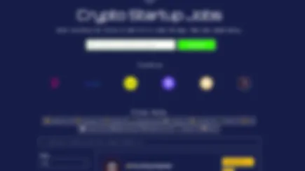 Job Listings For Crypto Startups