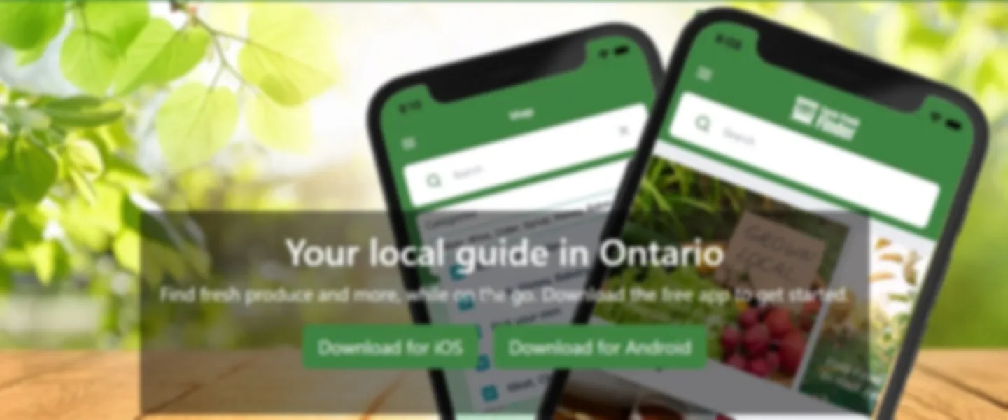 Screenshot of Local Food Discovery Mobile App with 2700 Users