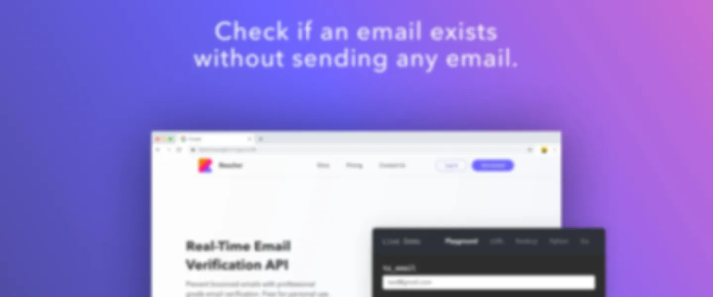 Open-Source Email Verification API