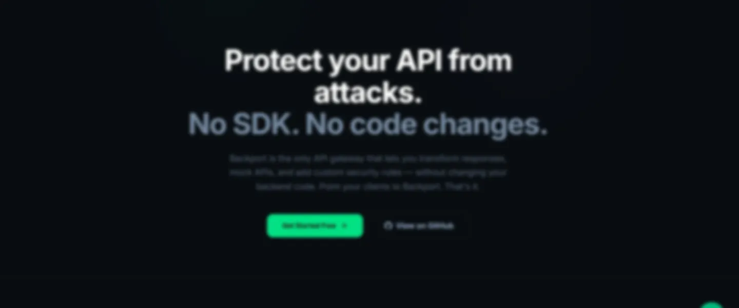 Screenshot of Production-Ready API Gateway with Built-in WAF and Security Features