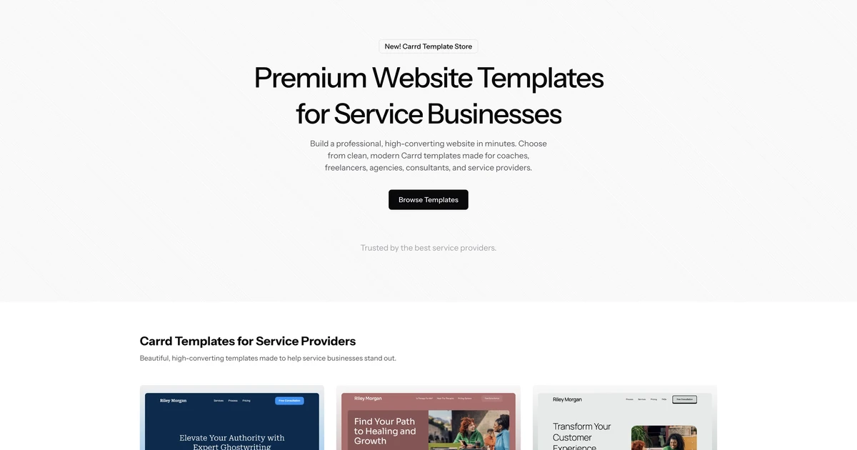 Website Templates Websites For Service Businesses for Sale | Indiemaker